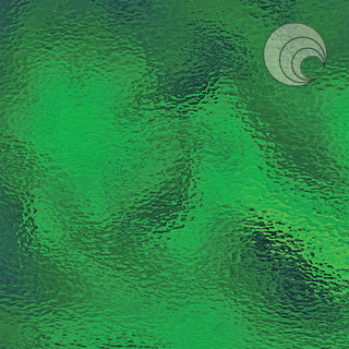 Medium Green Transparent, Hammered Fusible