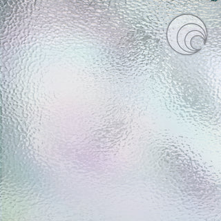 Clear Hammered Iridescent