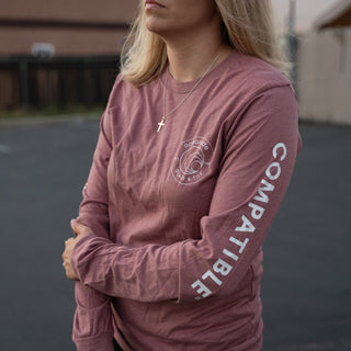 The Essential Long Sleeve in Mauve