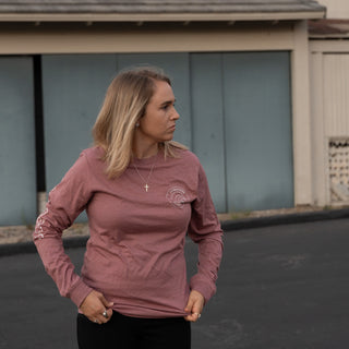 The Essential Long Sleeve in Mauve