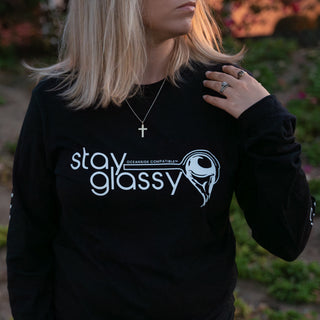 Stay Glassy Long Sleeve in Midnight