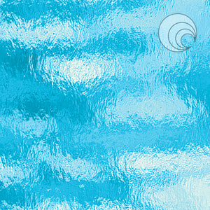 Sky Blue Rough Rolled Fusible