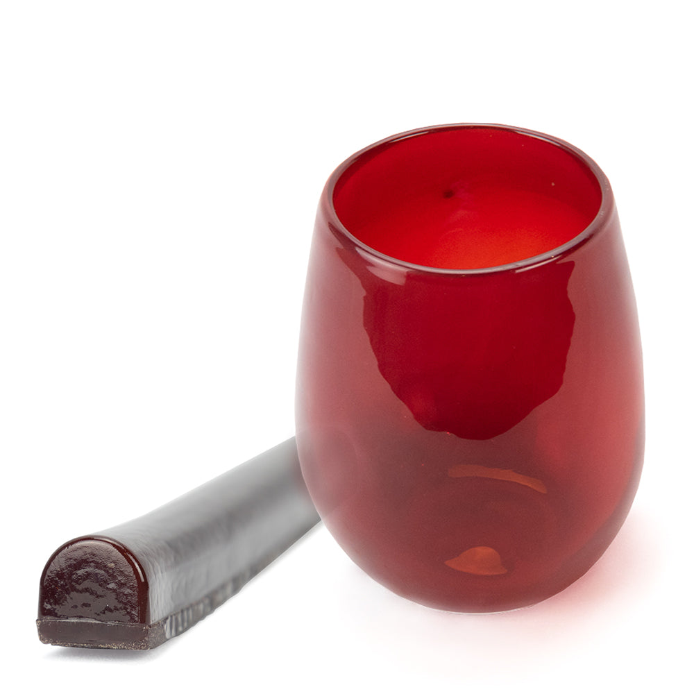 Ruby Red Transparent Blowing Color Bar
