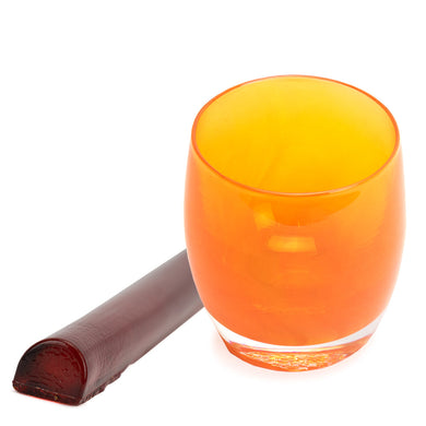 Orange Transparent Blowing Color Bar