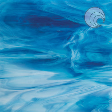 Oceanside Glass 100RW-F 12x12 Clear Rain Water Fusible eighth stock sh –  Cavallini Co Inc.