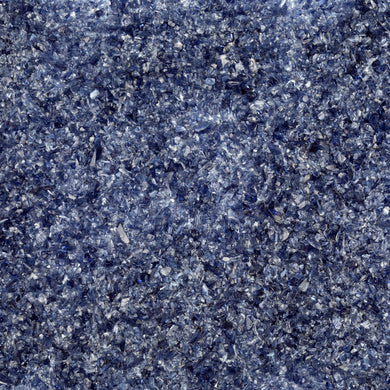 DUAL TONE: Navy Blue/White Semi-Opal Frit (F3)
