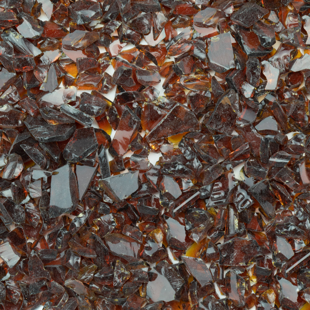 Dark Amber Transparent Frit (F7)
