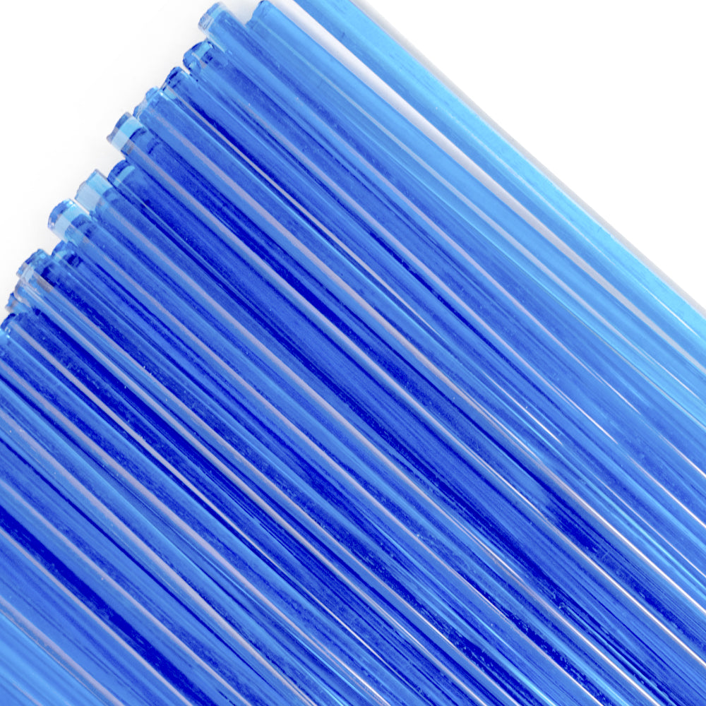 Pale Blue Transparent Rods (6mm)